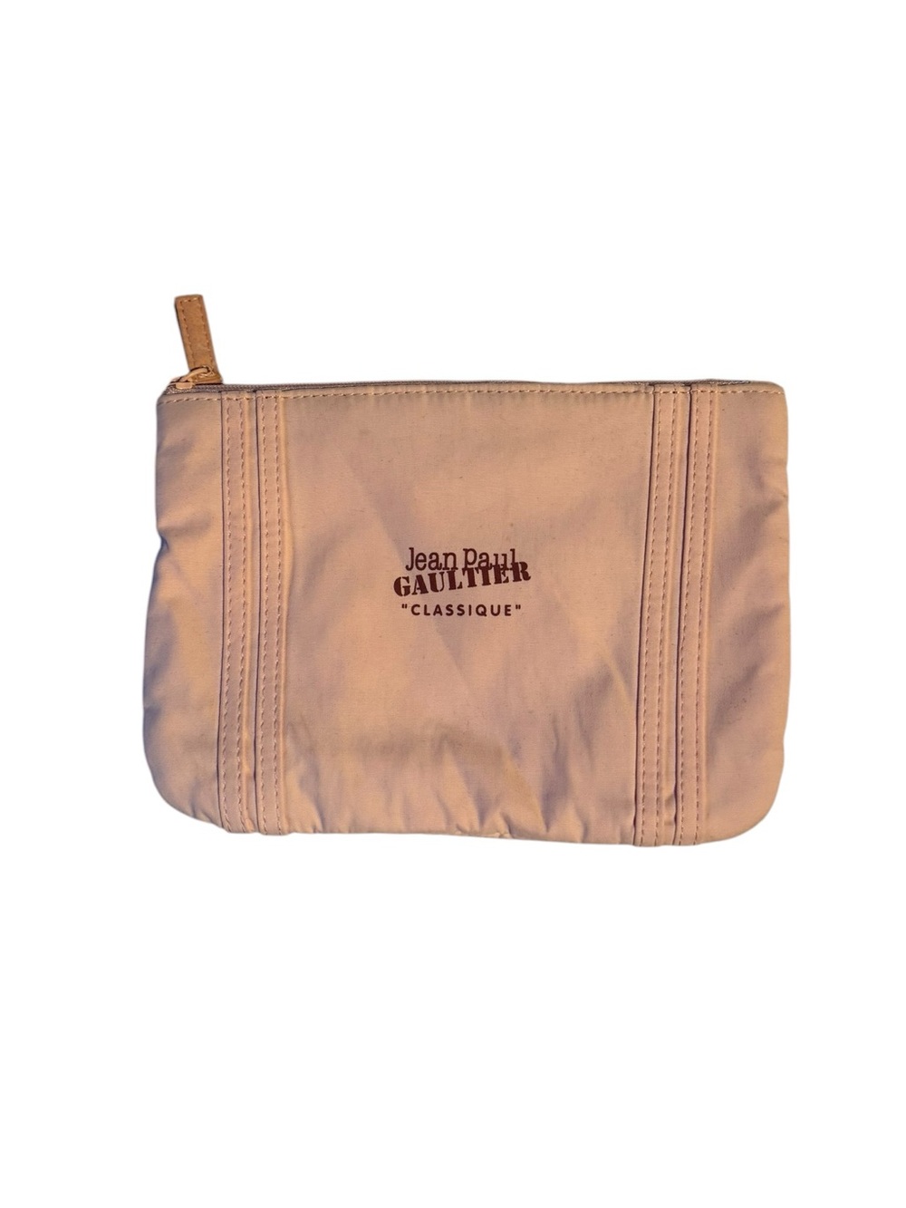 Jean Paul Gaultier Classique Light Pink Mini Cosmetic Travel Toiletry Pouch